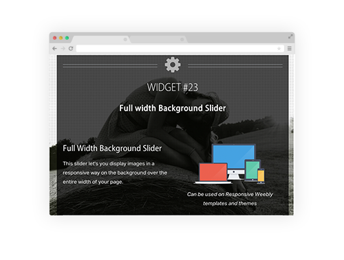 weebly widget 23 background slider plugin