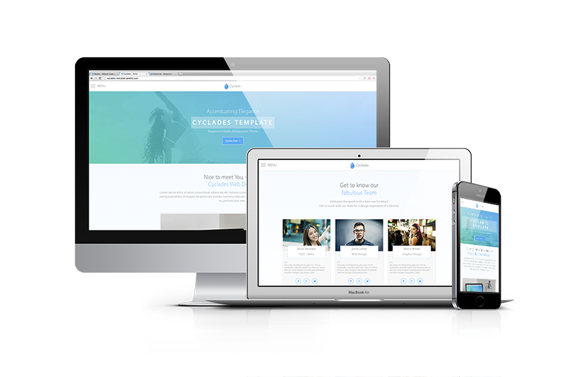 responsive weebly theme cyclades